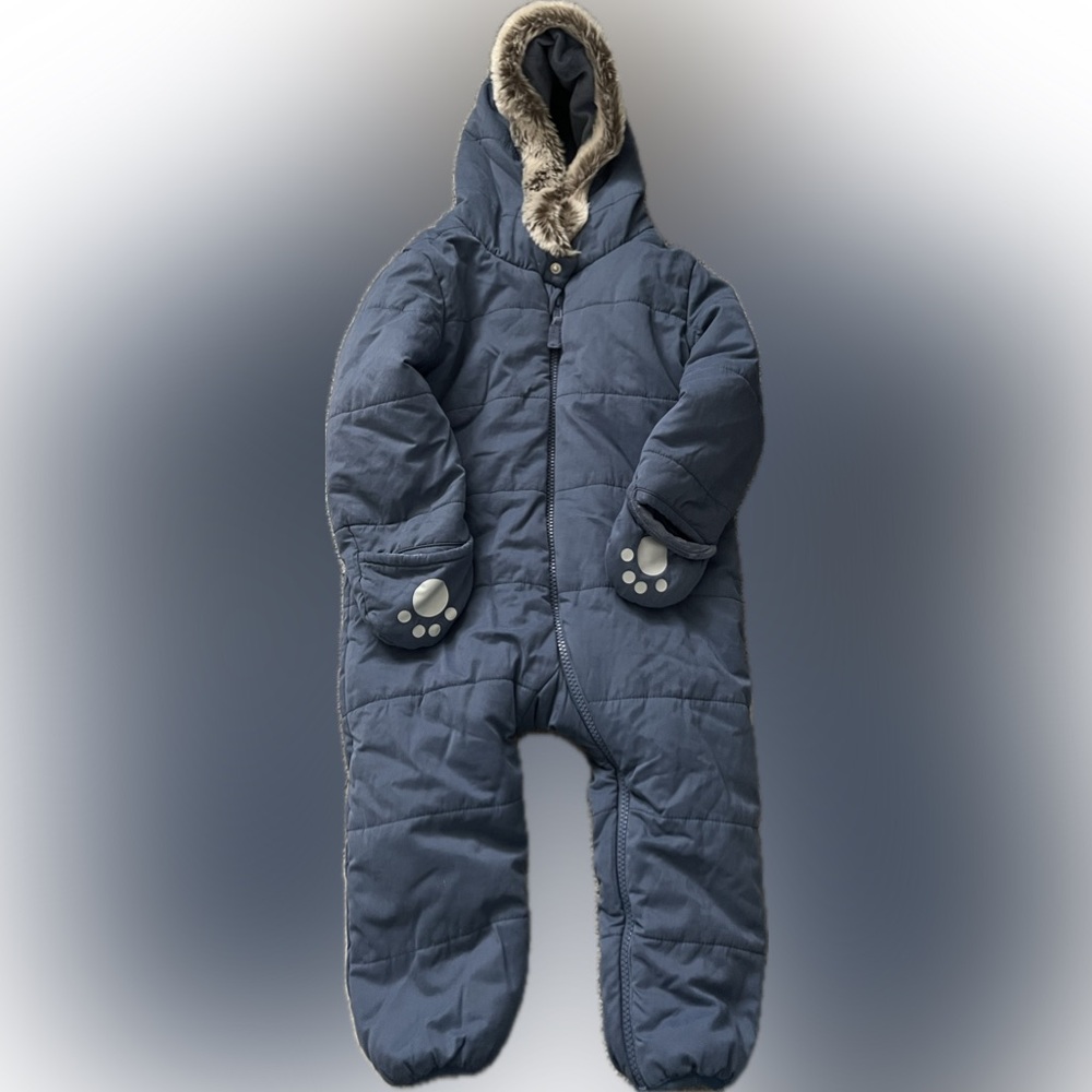 The White Company Snowsuit size 12-18 months super soft !